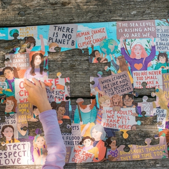 Climate March! 100 Piece Puzzle - Picture 2 of 6